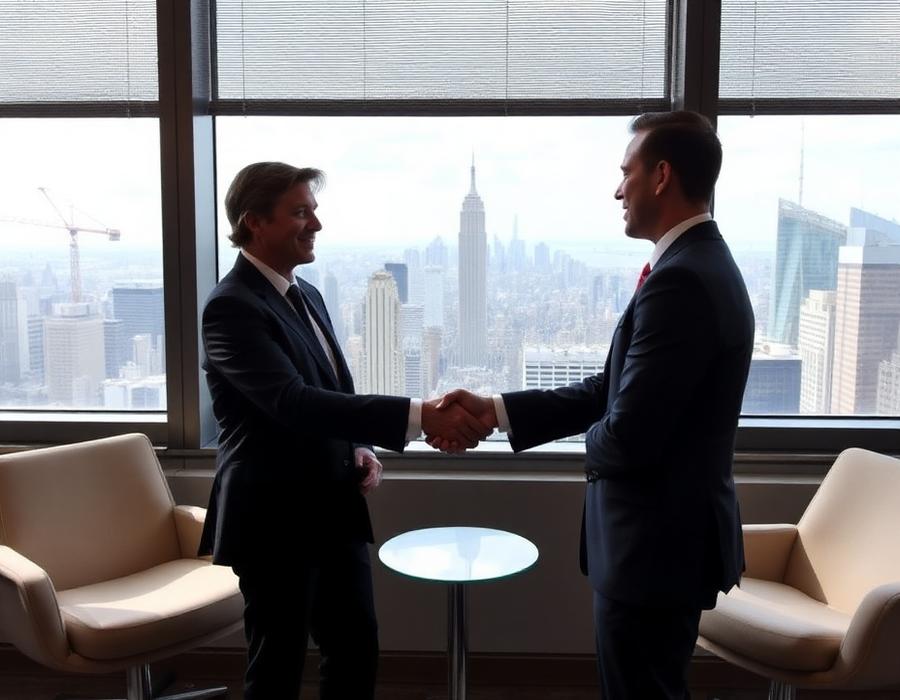 Client meeting in New York